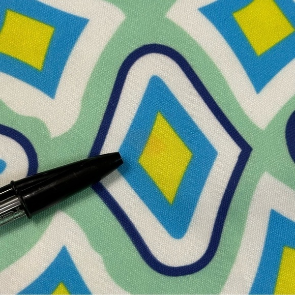 Jade Melody Tam Notch Neck Sleeveless Geometric Top Size Medium - Picture 13 of 13